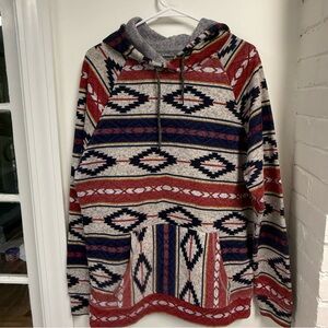 Brooklyn Cloth Multicolor Aztec Hoodie